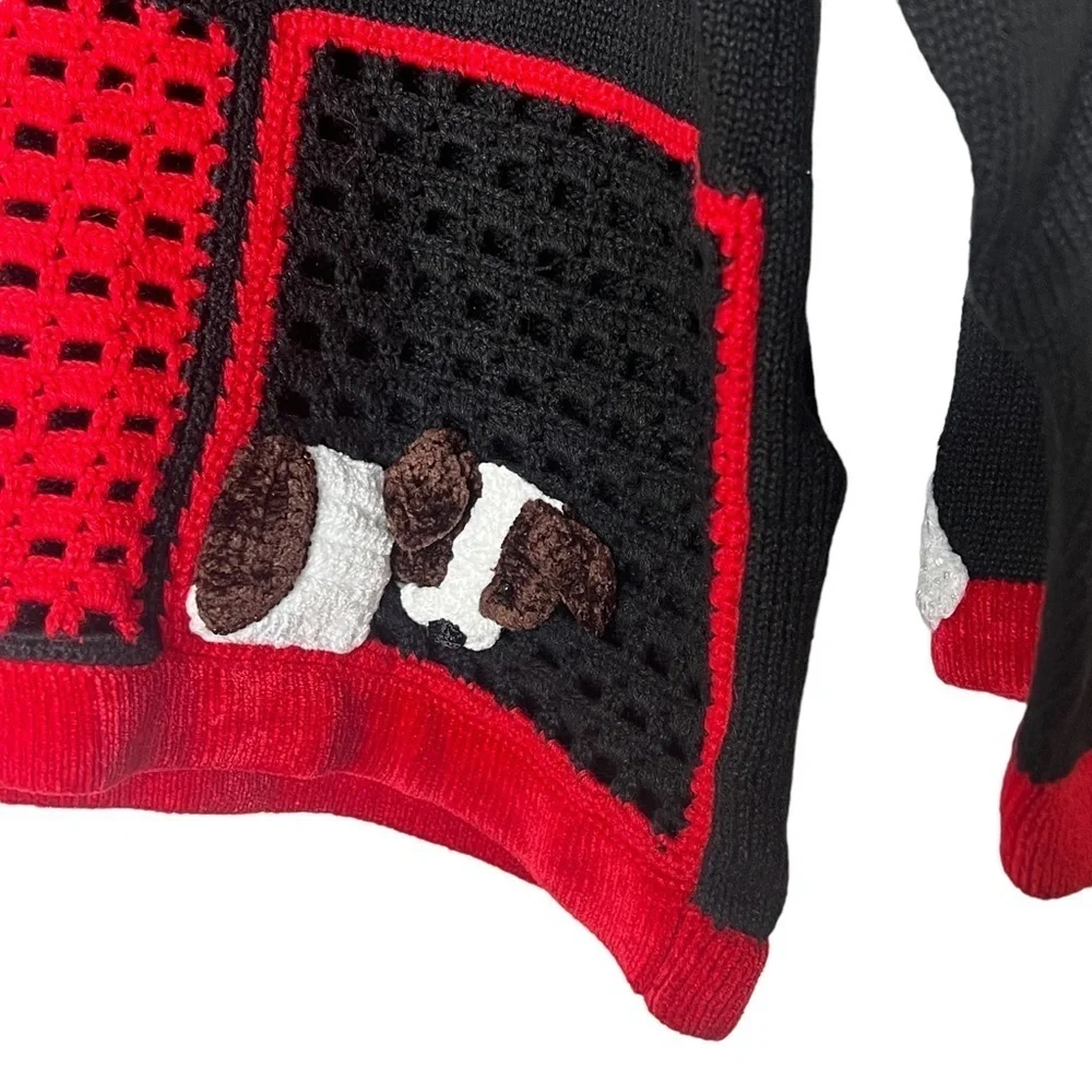 Quacker Factory Novelty Dog Cardigan